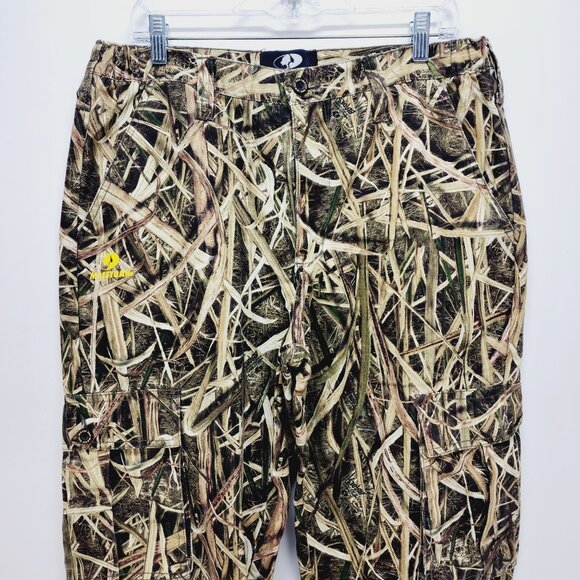 Mossy Oak Mens Camouflage cargo Pants 32X34 Outdoor Hunting Apparel - Picture 5 of 13